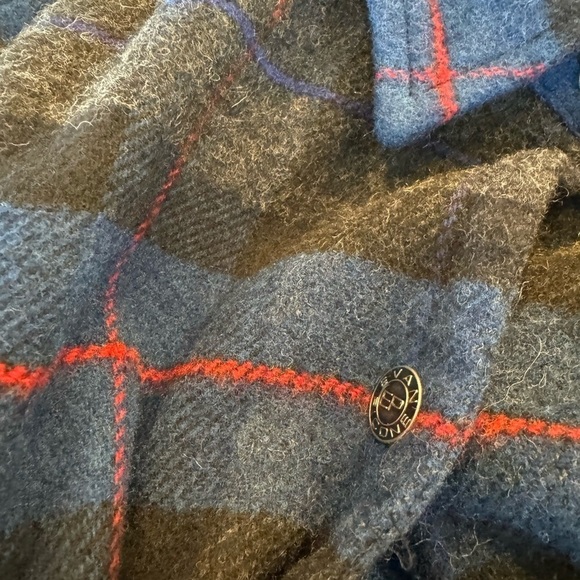 Vintage Evan Picone Wool blend Snap Front Shacket Shirt / 18 - Picture 9 of 11